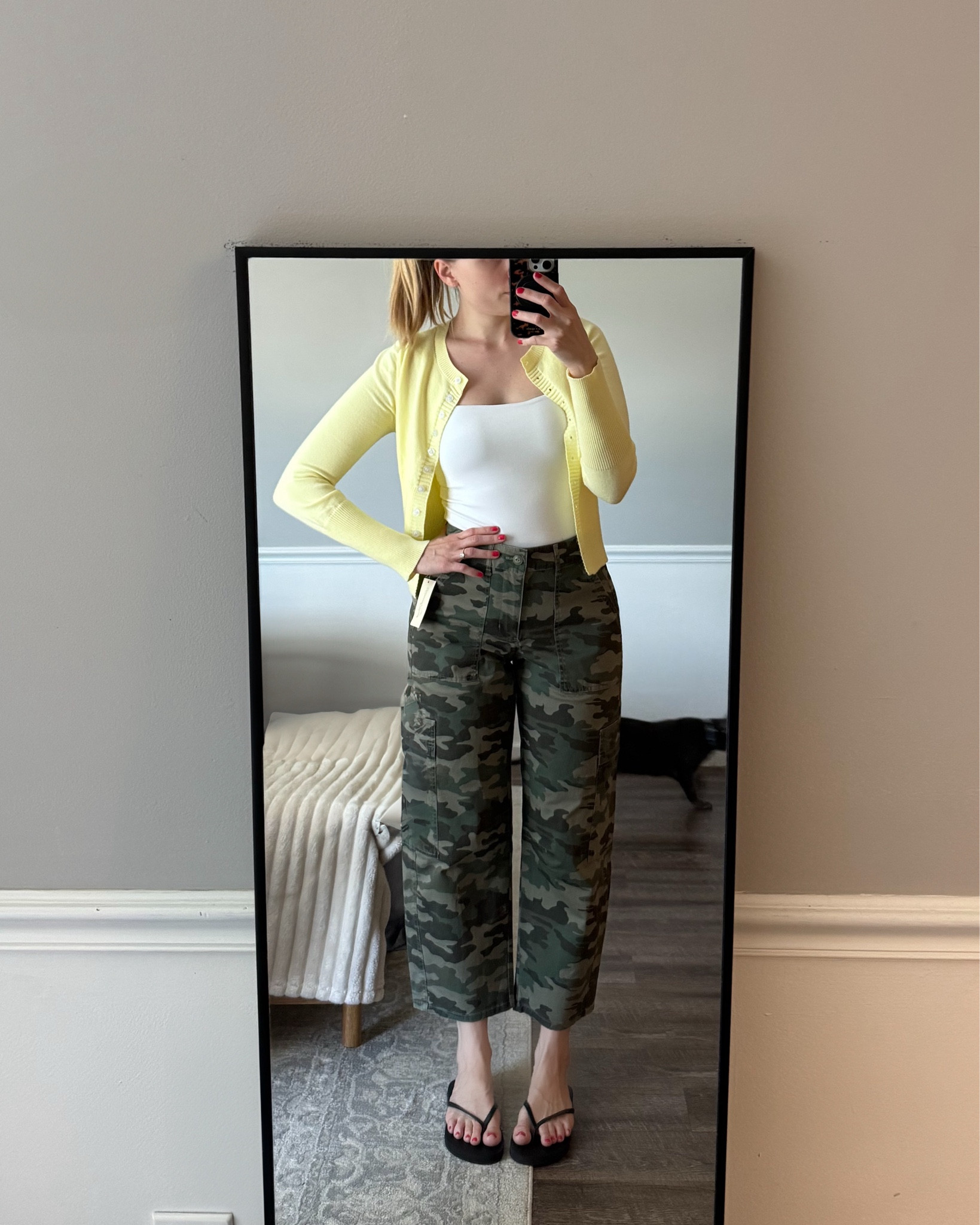 Size medium cardigan, pants are a size 6 for extra length and looseness (I’m 5’7”) but my true size 4 fit me perfectly everywhere else  

#LTKFindsUnder100 #LTKFindsUnder50 #LTKSaleAlert