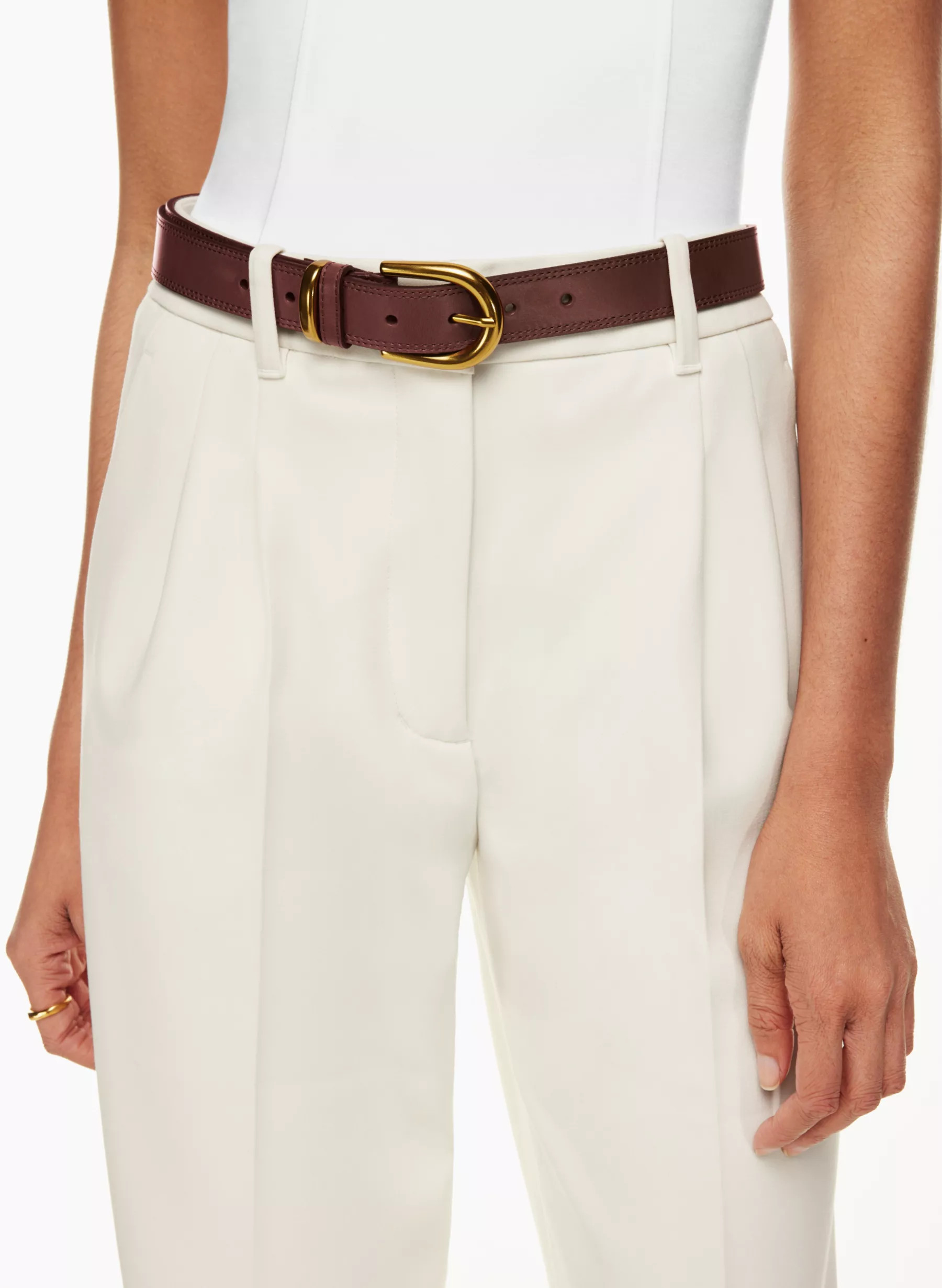 ACCENT LEATHER BELT | Aritzia
