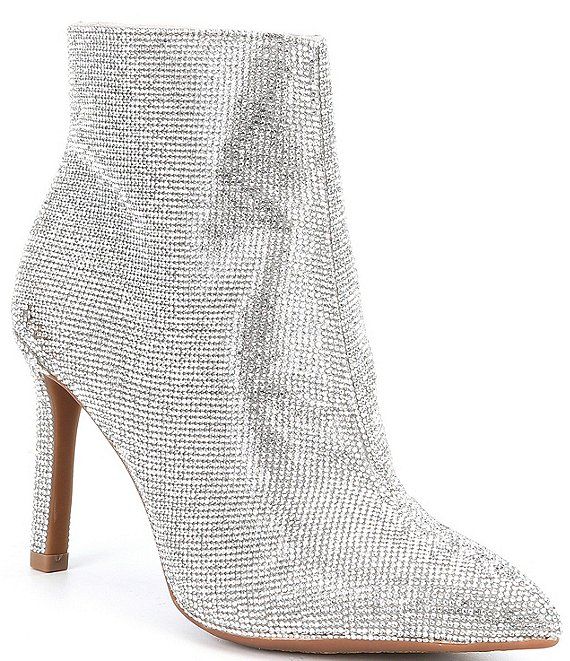 Gianni Bini Annina Rhinestone Embellished Dress Booties | Dillard's | Dillards