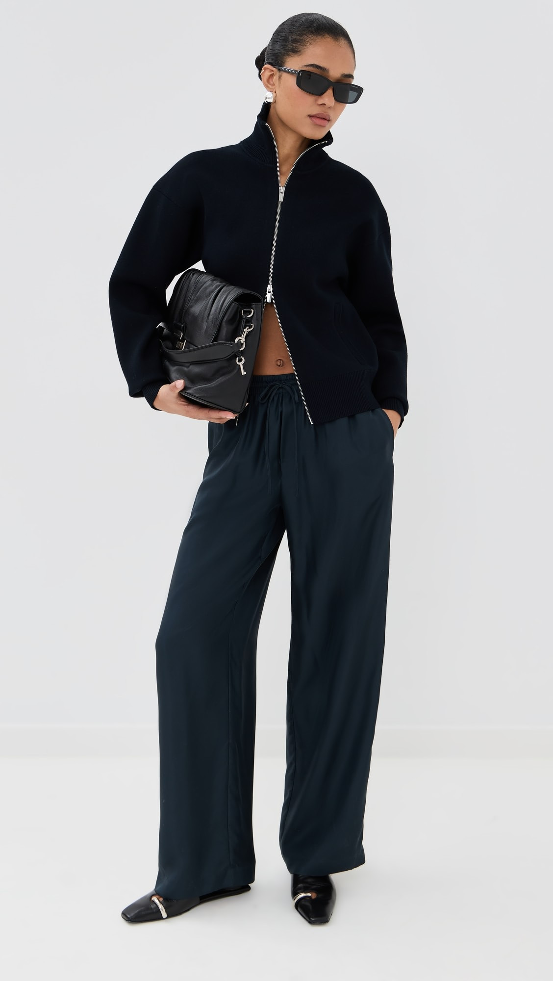 Relaxed Silk Trousers | Shopbop