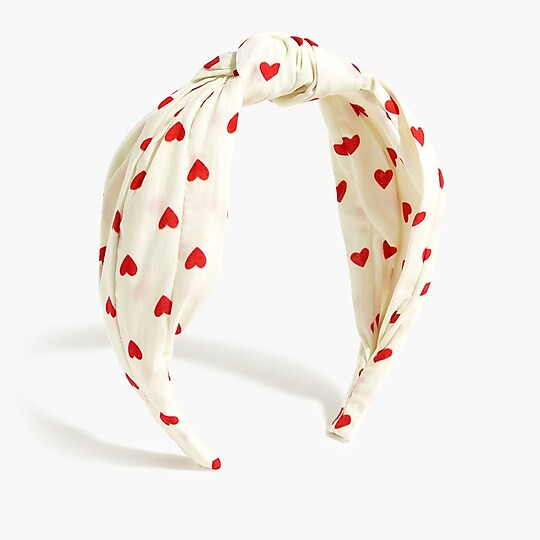 Factory: Printed Knot Headband For Women | J.Crew Factory