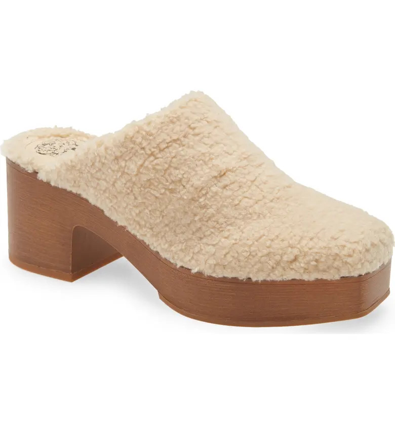 Rimindel Faux Shearling Platform Mule | Nordstrom