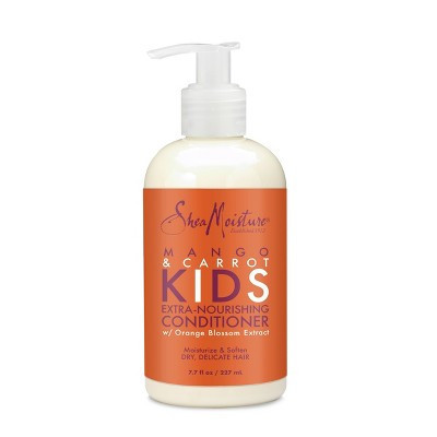 SheaMoisture Mango & Carrot Kids Extra-Nourishing Conditioner - 7.7 fl oz: Moisturizing, Detangling, Strengthening, Paraben-Free | Target