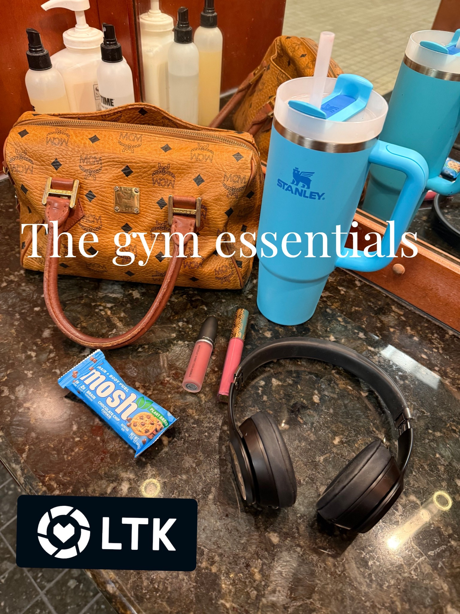 Let’s hit the gym! Hydrate, gloss, protein snack, and music 🎶  

#LTKdayinmylife #LTKActive #LTKfitnessgoals