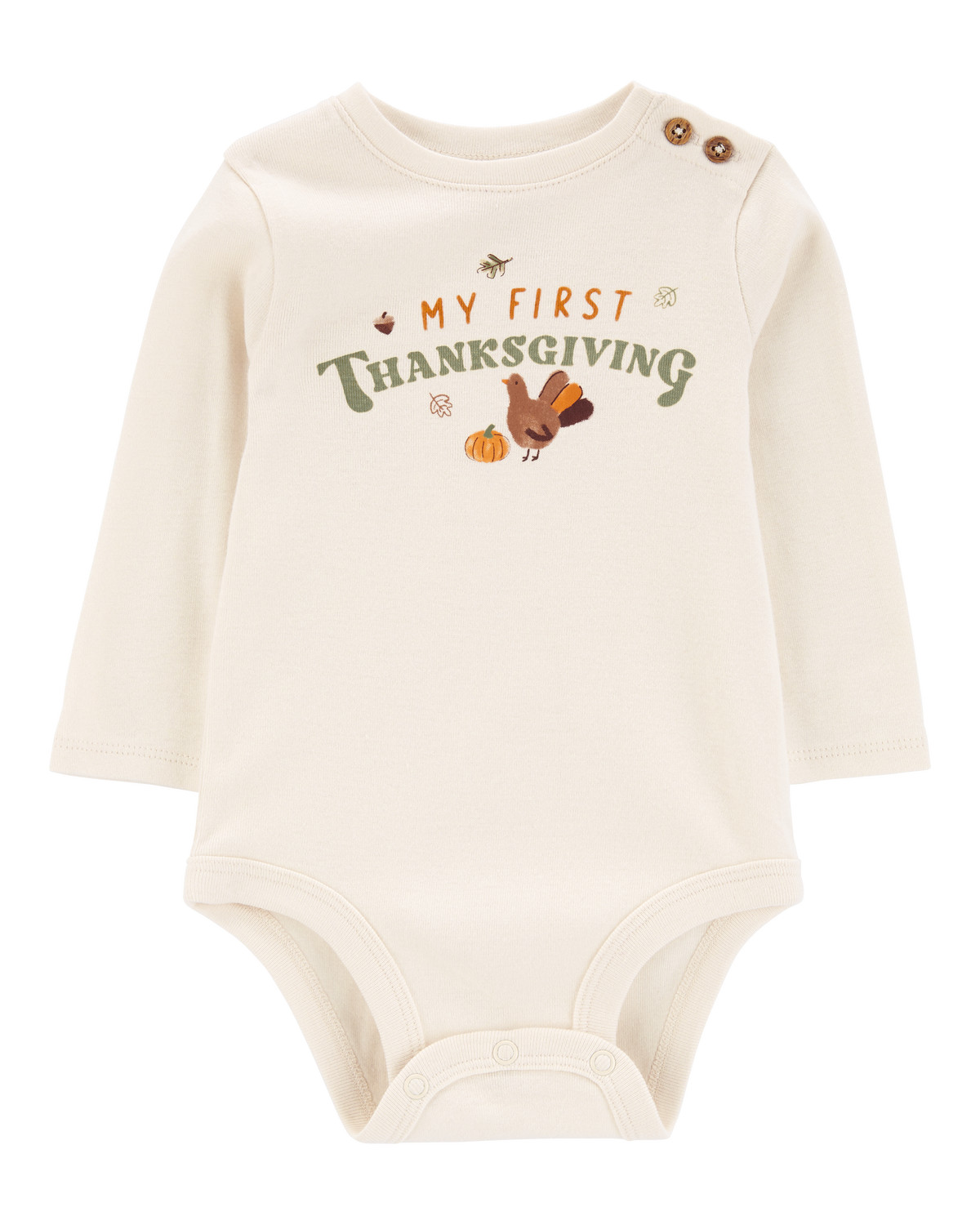 Baby My First Thanksgiving Long-Sleeve Bodysuit - Carter's | Carter's | Carter's Inc