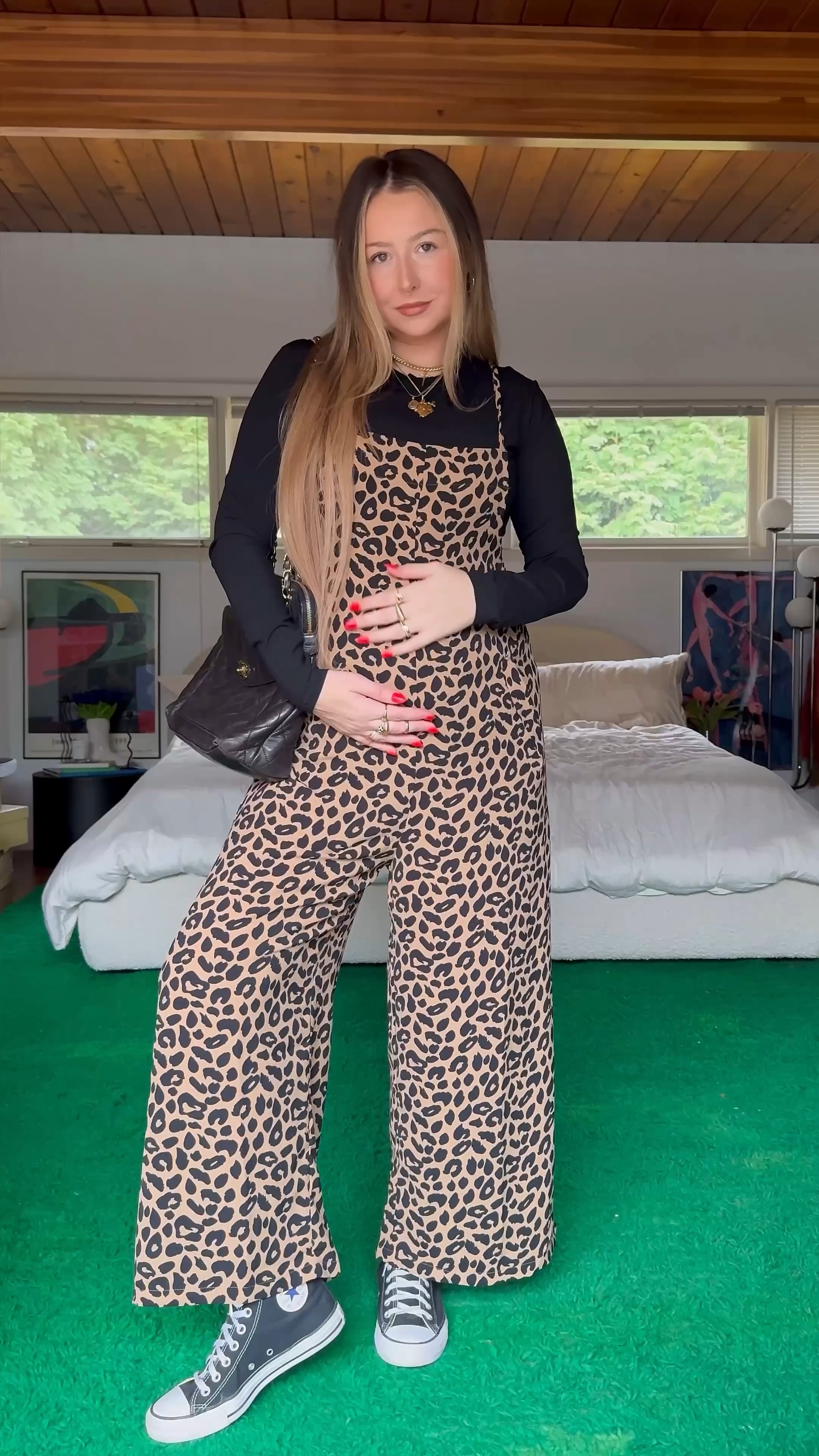 Can’t believe these overalls fit even at 6 months pregnant! I might need to order another pair (they come in tons of colors and prints) I’m wearing a size M

Bra is 20% off!

Tops are my favvvv - I sized up to a L and they are currently 30% off!



#LTKSaleAlert #LTKBump #LTKCyberWeek