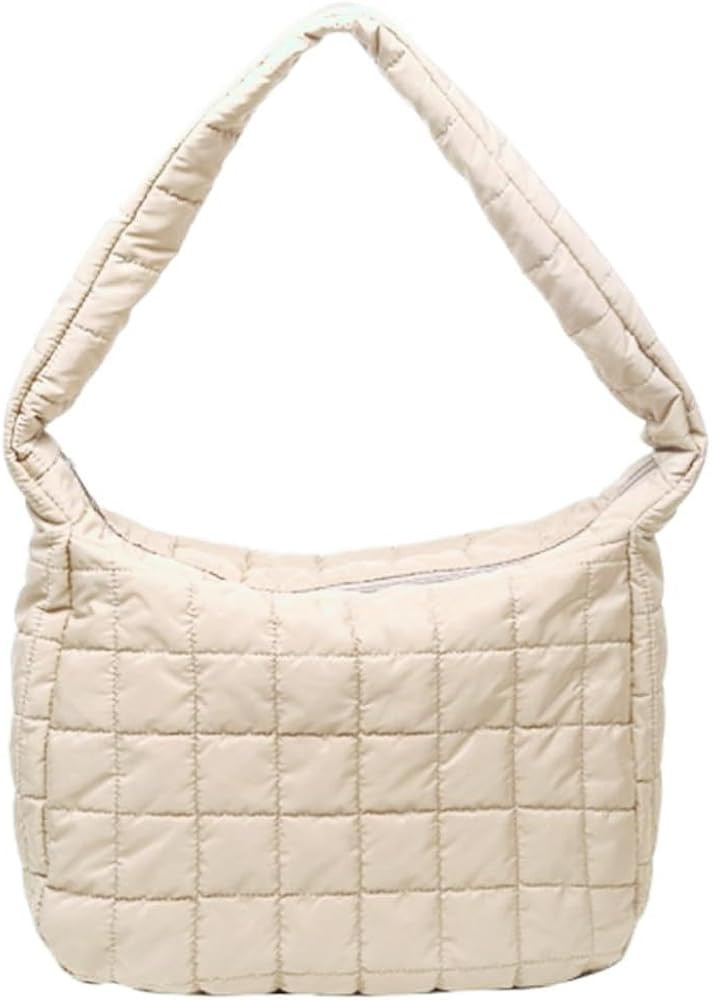 WSRYDJDL Down Cotton Padded Large Tote Bags Lattice Crossbody Tote Bags for Women Lightweight Qui... | Amazon (US)