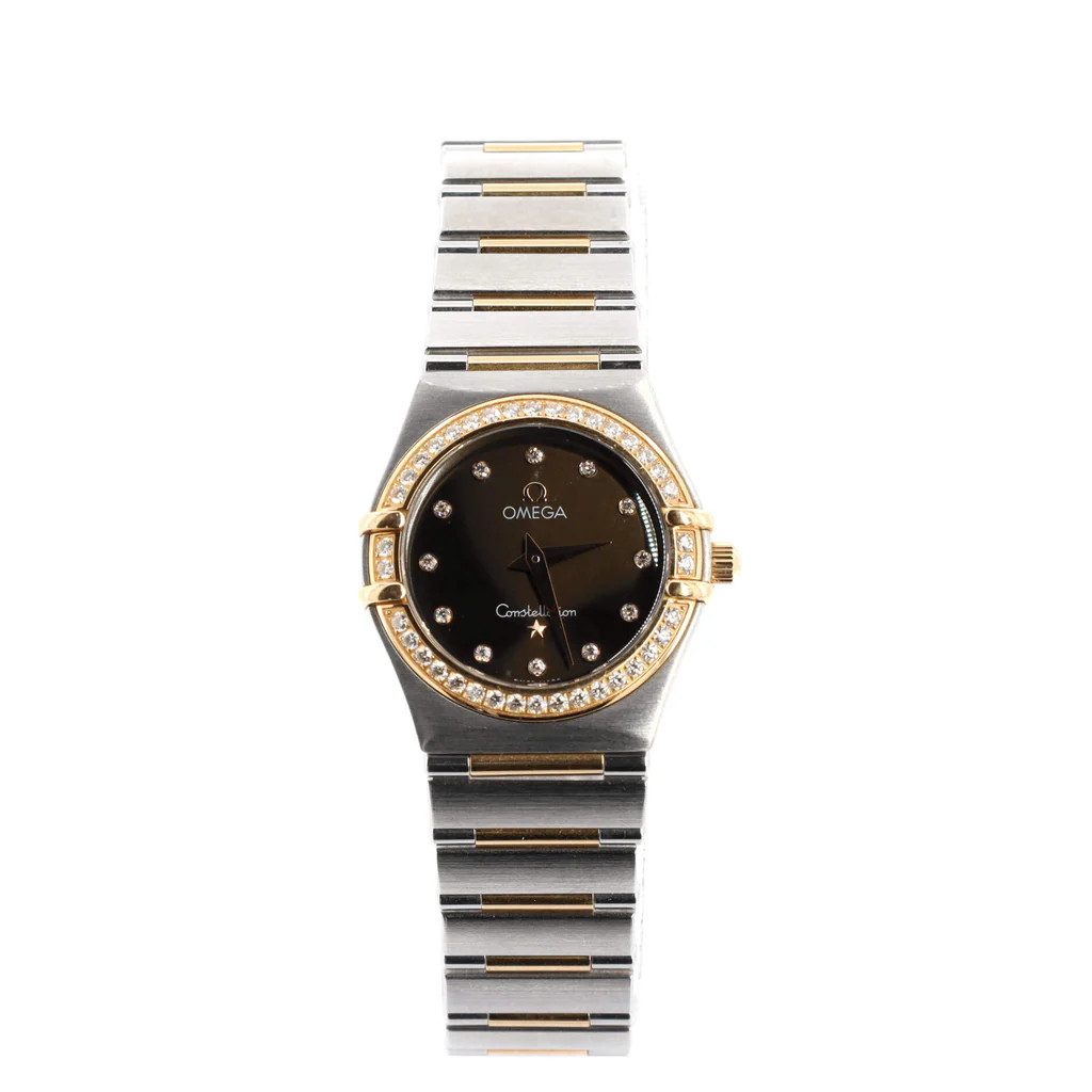 Constellation Quartz Watch Stainless Steel and Rose Gold with Diamond Bezel and Markers 25 | Rebag