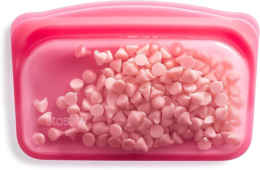 Stasher Reusable Silicone Storage Bag, Food Storage Container, Microwave and Dishwasher Safe, Lea... | Amazon (US)