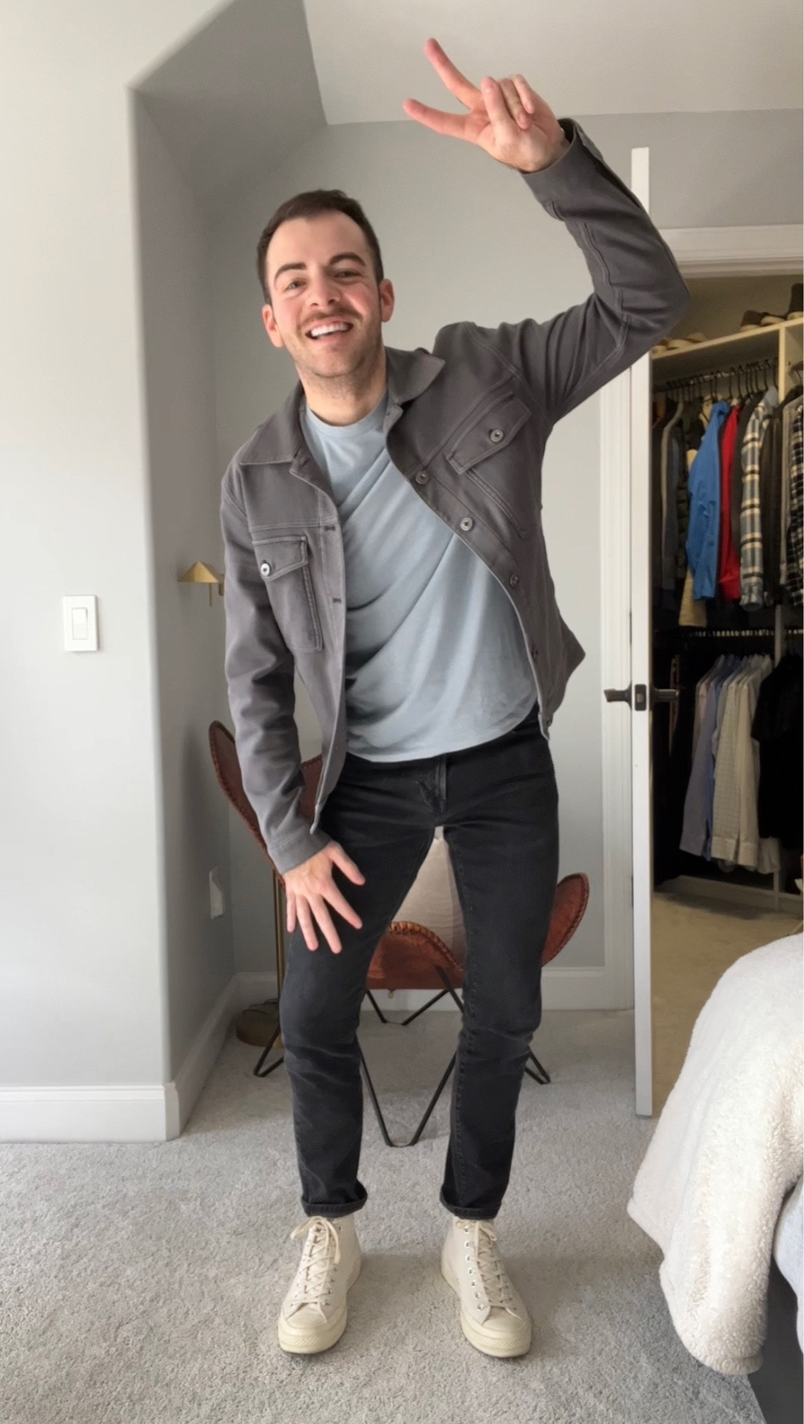 GRWM, headed out to explore a new museum and enjoy a dinner with family. This fit was comfy, casual, gave me flexibility and mobility in a museum that required it, but looked nice enough for a nice dinner 

#LTKmens #LTKshoecrush #LTKfit
