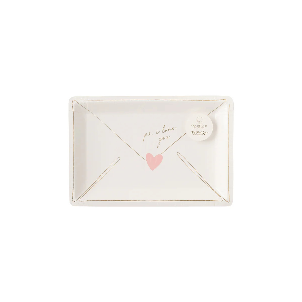 Occasions By Shakira - Valentine Love Notes Plate | My Mind's Eye