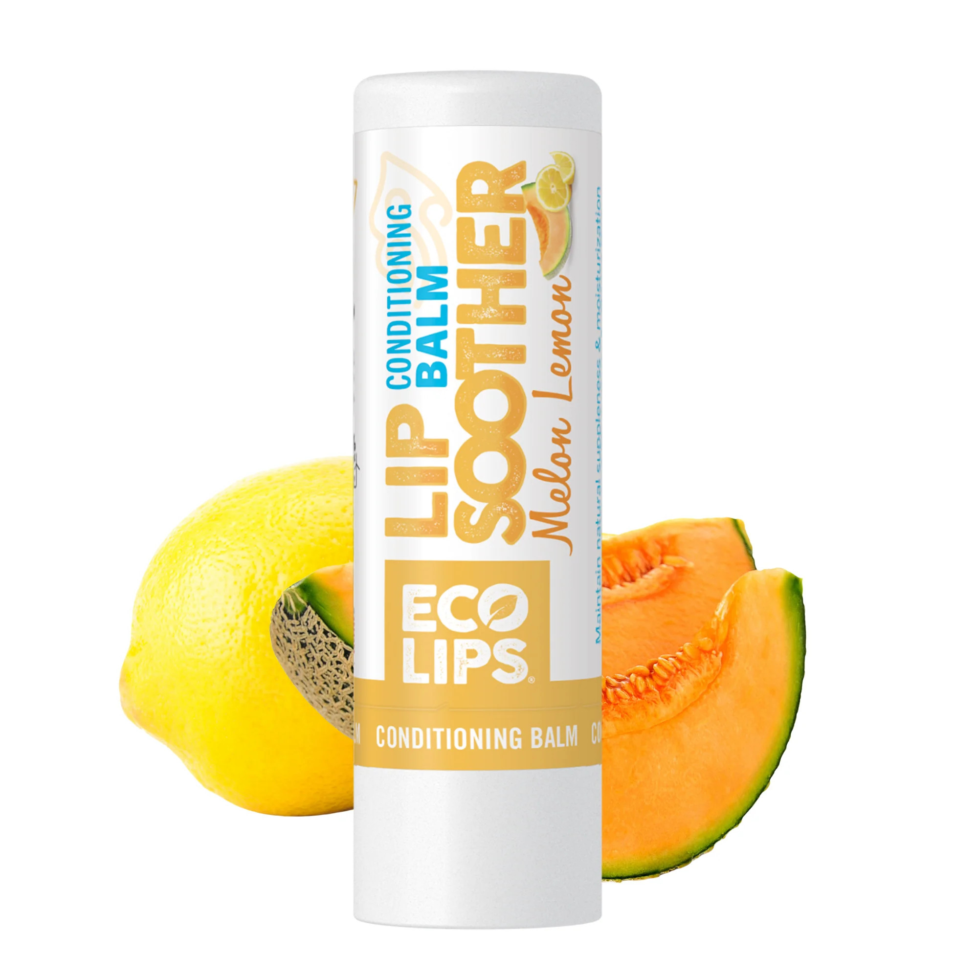 Conditioning Melon Lemon Lip Soother Lip Balm, 0.15 oz. | Eco Lips