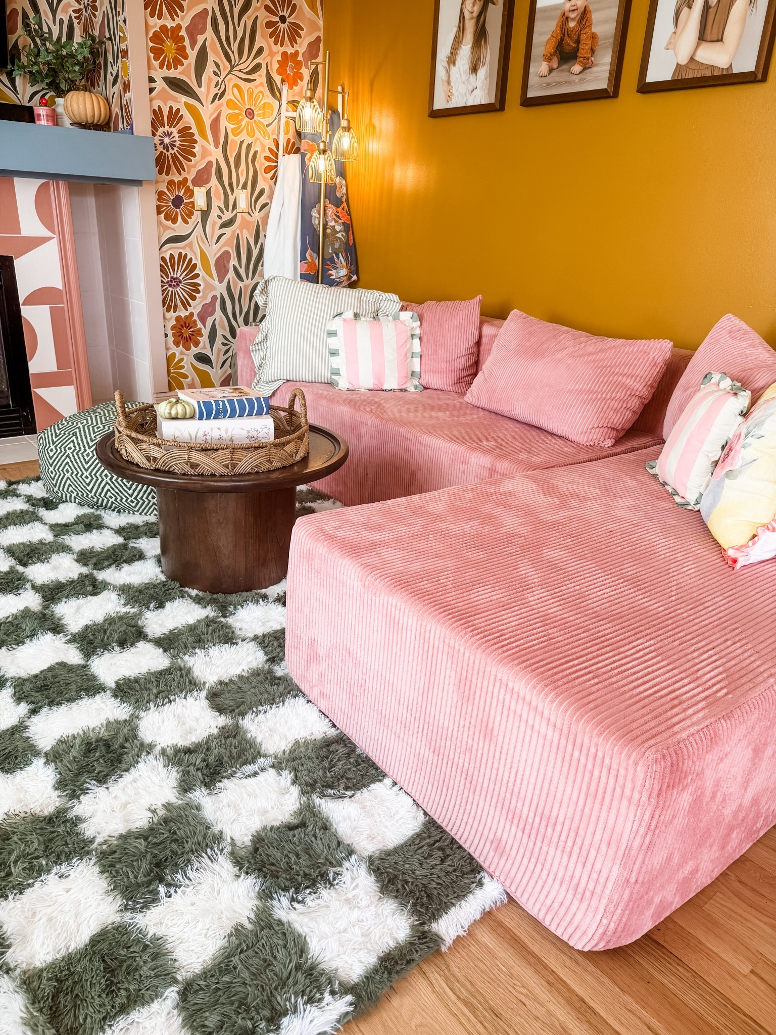 Walmart pink cloud couch and living room decor 

#LTKHome