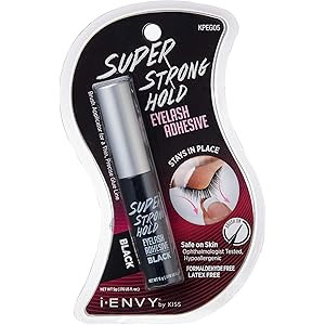 KISS i-Envy Super Strong Hold Eyelash Adhesive Black 0.176 oz KPEG05 | Amazon (US)