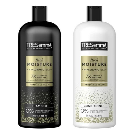 Tresemme Rich Moisture Rich Moisture Shampoo and Conditioner 28 oz 2 Count | Walmart (US)