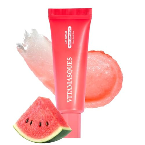 Vitamasques Lip Sugar Scrub - Watermelon, Lip Exfoliator Scrub, Sugar Scrubs, Overnight Hydration & Softening, Soothing Dryness, moisturizing lip scrub is enriched with Shea Butter - Made in Korea | Amazon (US)