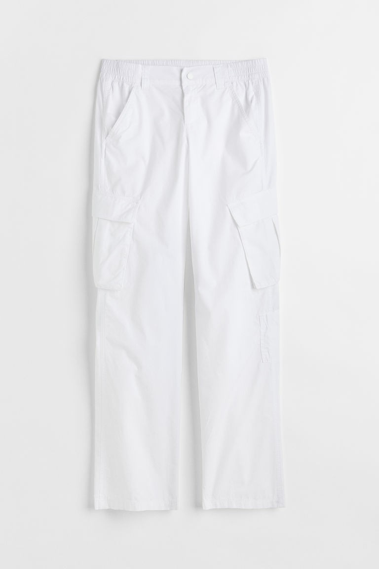 H & M - Cargo Pants - White | H&M (US + CA)