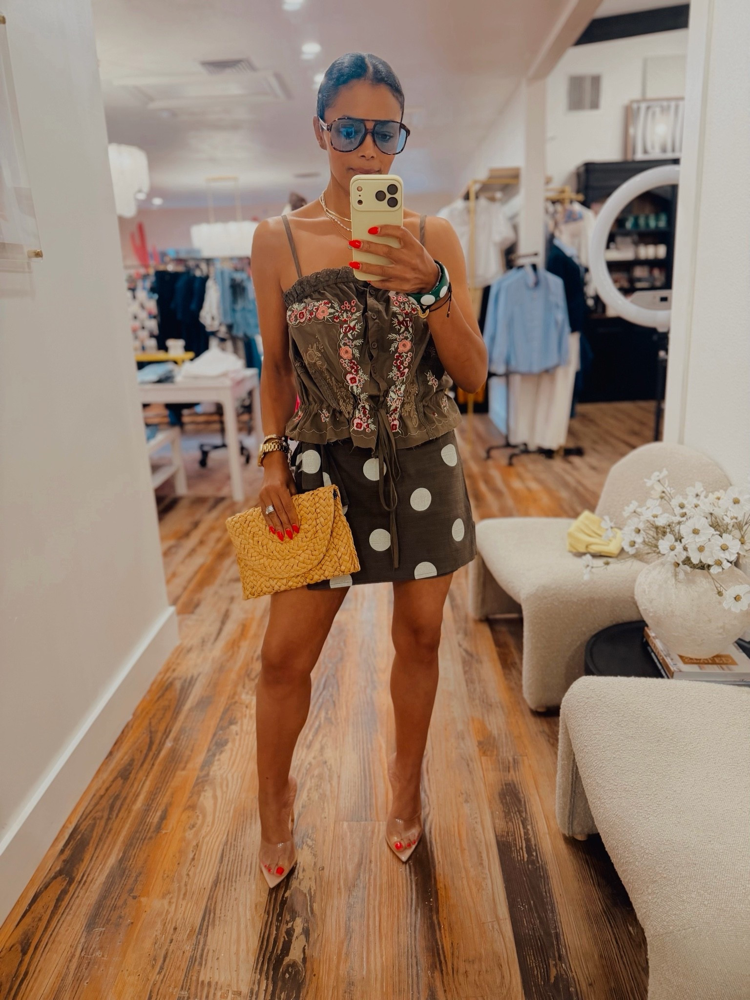 Don’t ever be afraid to mix prints! Trust it works🤌

#LTKgrwm #LTKootd #LTKmomlife