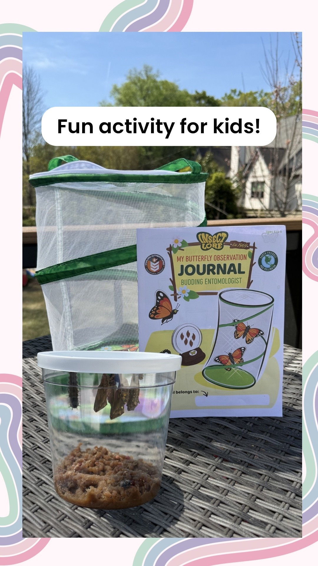 My kids ages 3-9 have loved this!

They send you everything you need for caterpillars to turn into butterflies! 

Perfect family activity for spring and summer. 
It’s easy and something to enjoy over several weeks! 

#LTKSeasonal #LTKmomlife #LTKKids