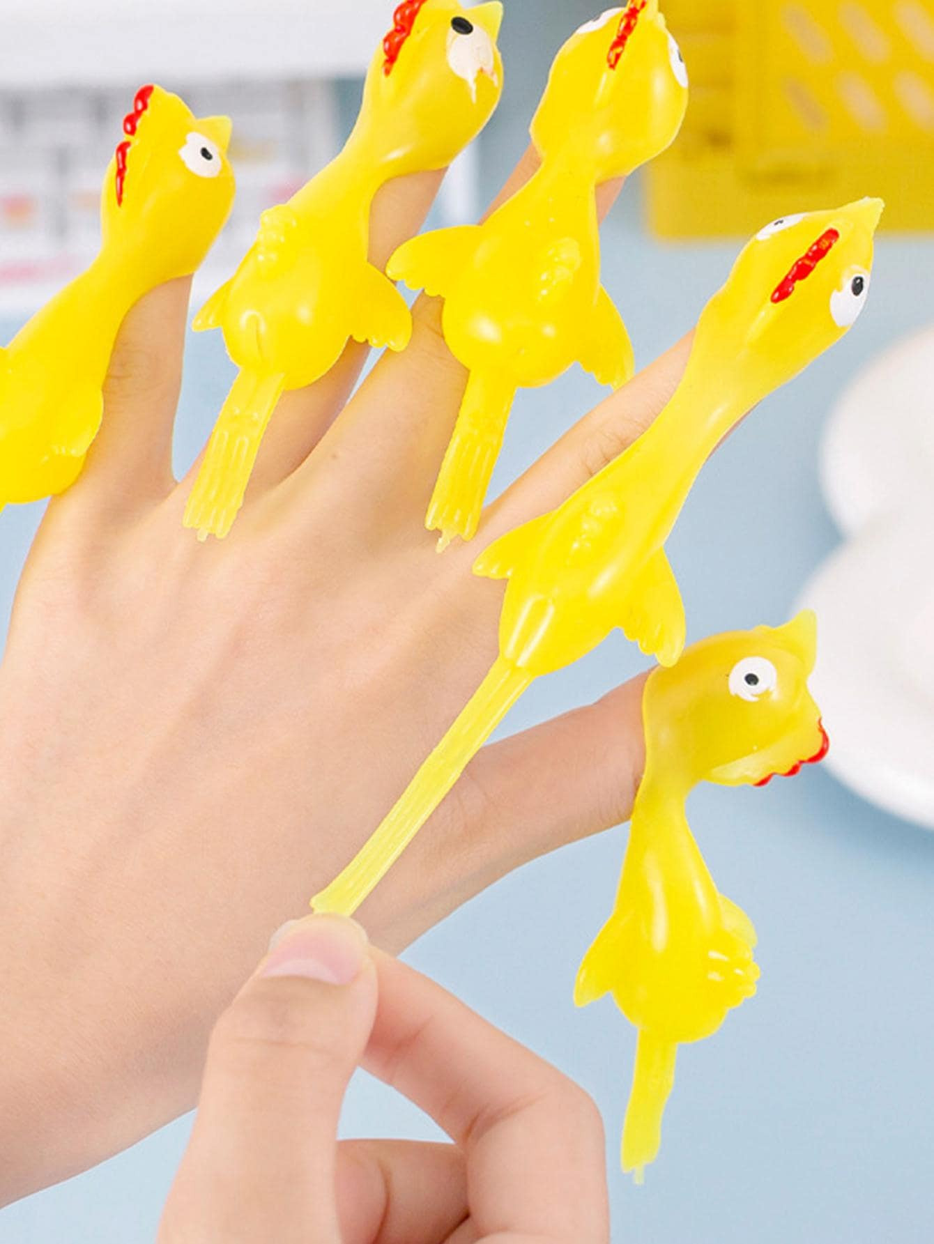 12pcs Cartoon Chicken Design Party Toy | SHEIN