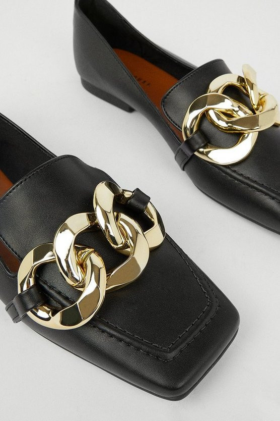 Chain Detail Loafer | Warehouse UK & IE