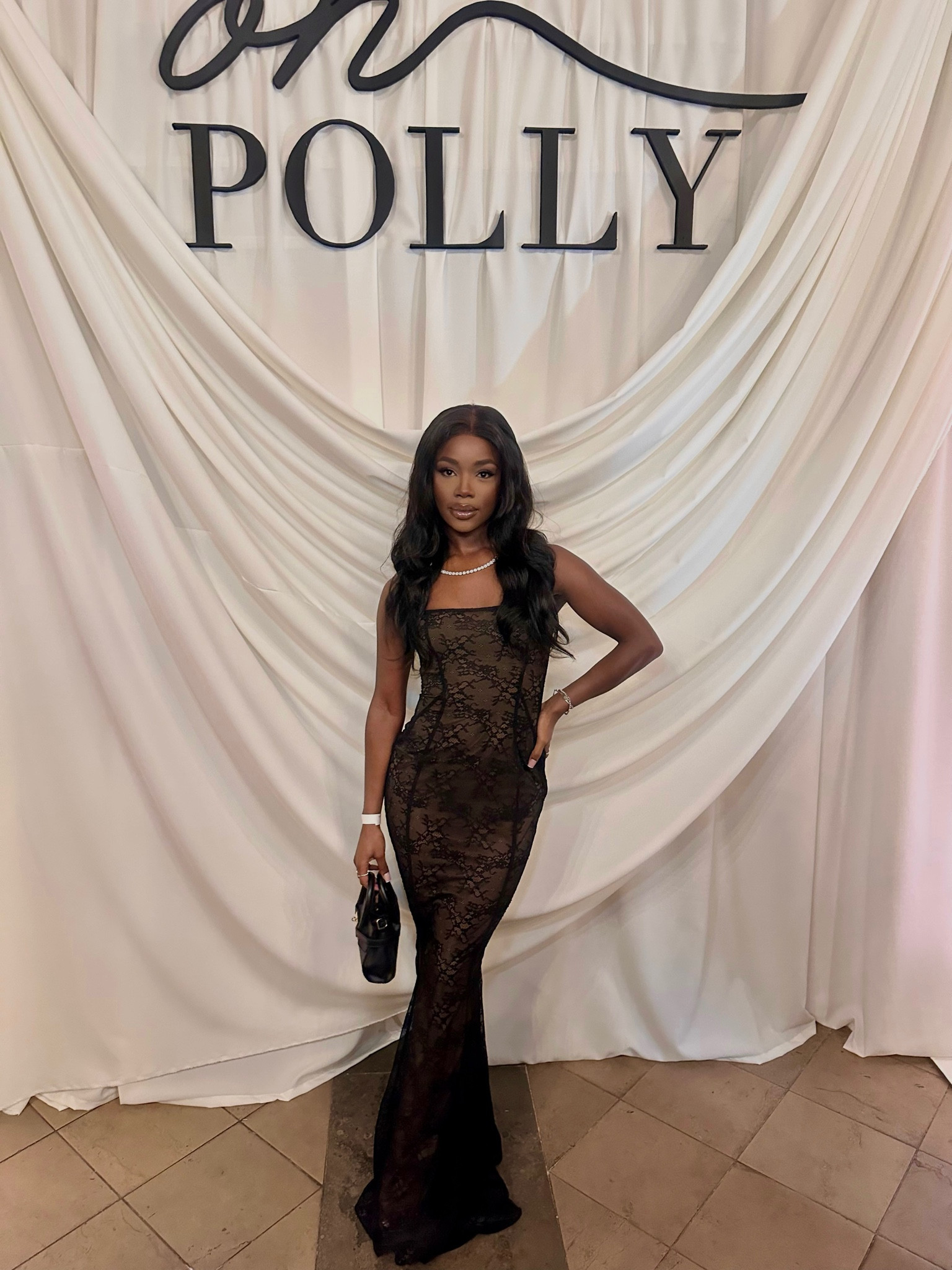 OhPolly LFW show look! Sexy blacklace maxi dress, giving date night vibes 🖤

#LTKfindsunder100 #LTKstyletip #LTKeurope