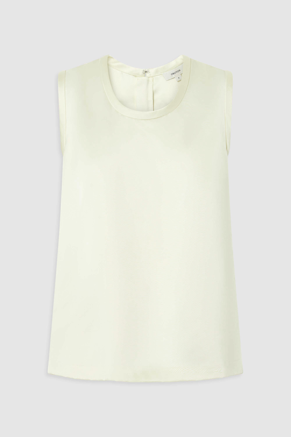 Double Satin Tank Champagne | Oroton