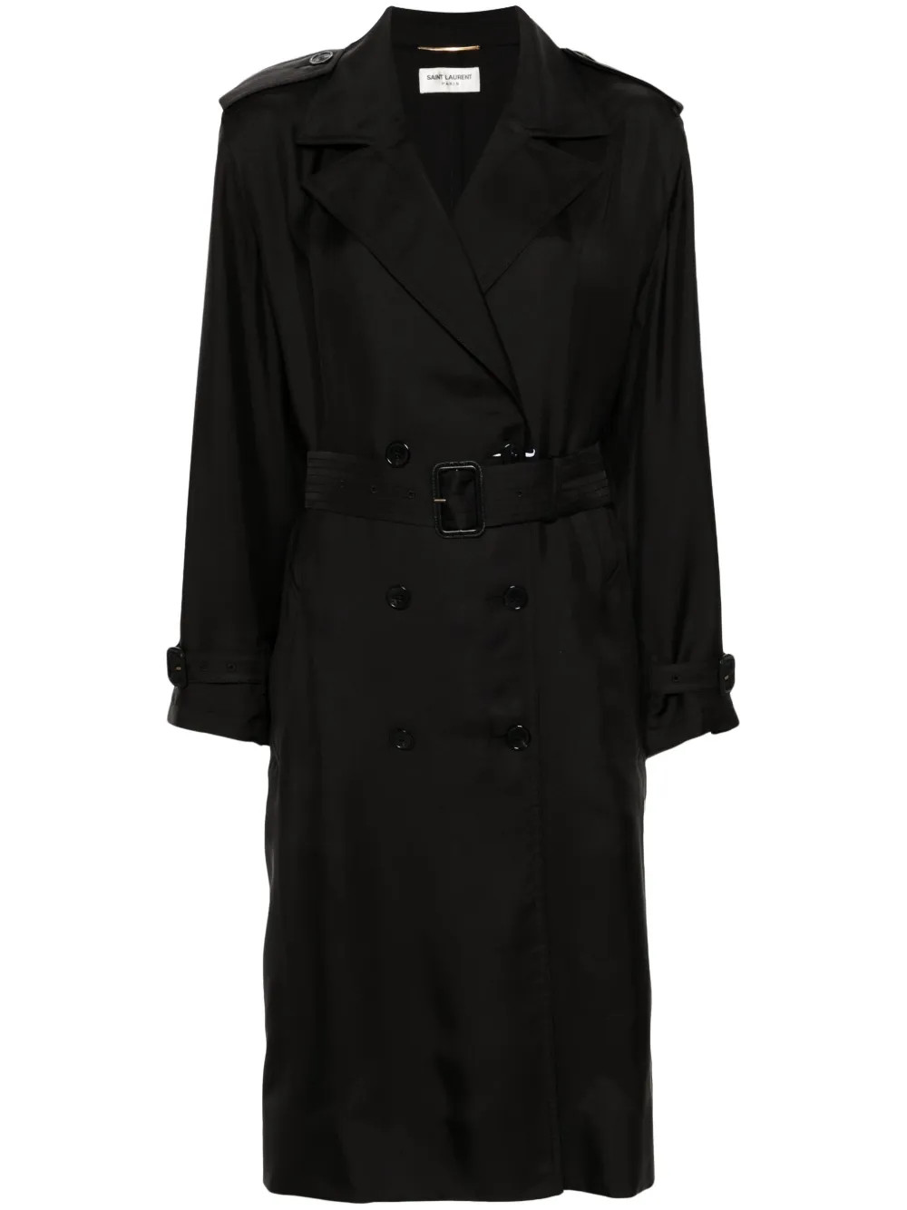 silk trench coat | Farfetch Global