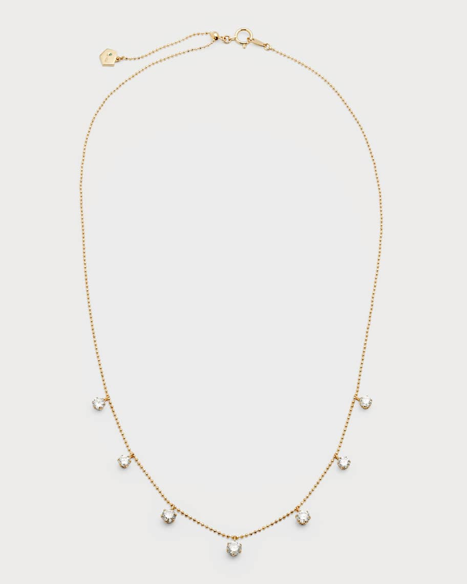 Graziela Gems Medium Floating Diamond Necklace | Neiman Marcus