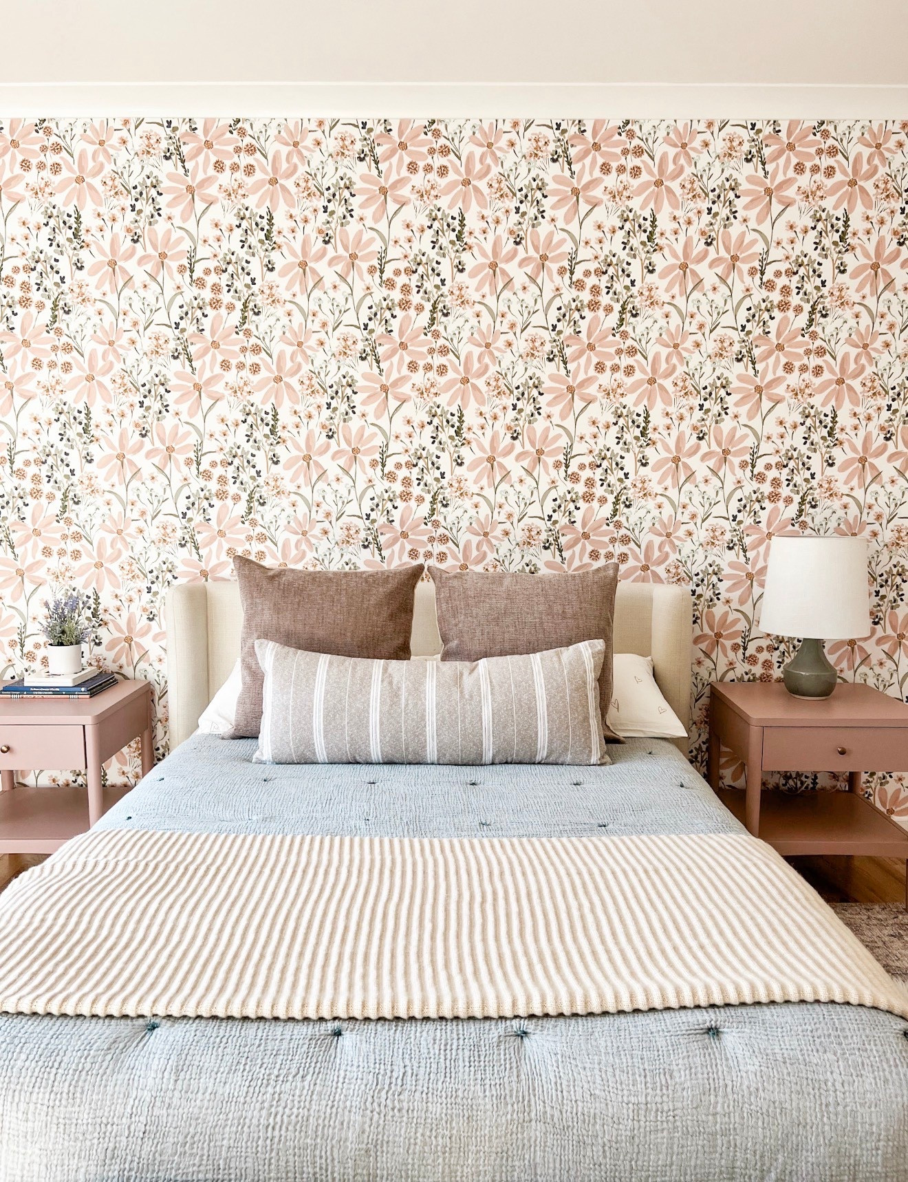 This one feels soft and elevated but still so livable. The floral wallpaper makes the whole room, and I love how the muted tones keep it from feeling too busy. It’s one of those spaces that instantly feels calm the second you walk in

girls bedroom, floral wallpaper, neutral bedroom, feminine bedroom decor, cozy bedroom, bedroom styling, soft color palette, home decor inspiration, girlonthehudson 

#LTKKids #LTKBaby #LTKHome