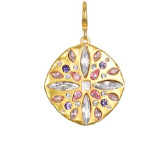 Mosaic Eyelet Clip-On Charm | Sequin