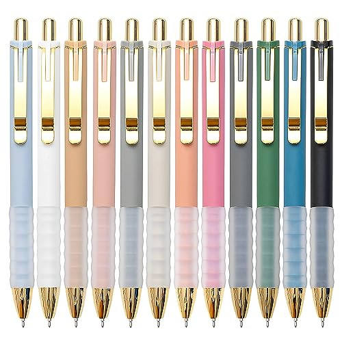 Linbsunne Ballpoint Pens Black Medium Point 1mm Pen with Super Soft Grip Ball Point Pen for Men W... | Amazon (US)