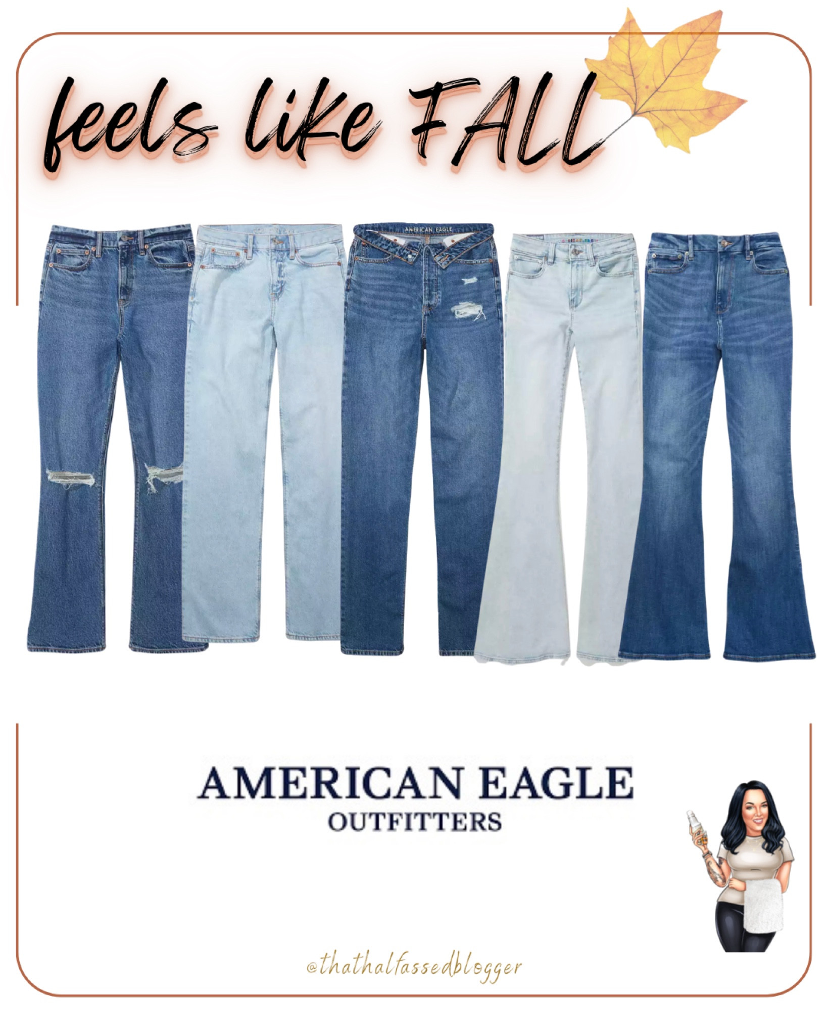 American Eagle is 10% off sitewide AND can be stacked with other codes for the LTK Sale!! Today-Sept 20, exclusively in the LTK app.

AE, Jeans, skinny jeans, flare jeans, bell bottoms, bootcut, denim, curvy, curvy fit, ripped jeans, women’s, women’s clothing, women’s fashion, what to wear, high waisted, mom jeans, dad jeans, fall outfits, fall fashion

#LTKSale #LTKsalealert #LTKstyletip