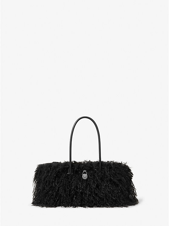 Hamilton Moderne Small Faux Shearling Satchel | Michael Kors US