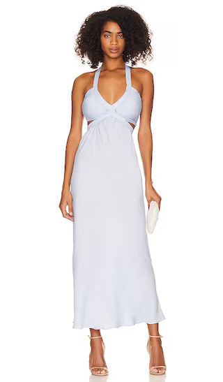 Kara Midi Dress | Light Blue Dress | Baby Blue Dress | Blue Midi Dress | Blue Maxi Dress | Revolve Clothing (Global)