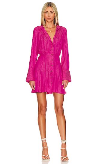 Everly Shirtdress in Pink Phenom | Revolve Clothing (Global)