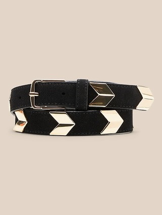 Metal Arrow Suede Belt | Banana Republic (US)