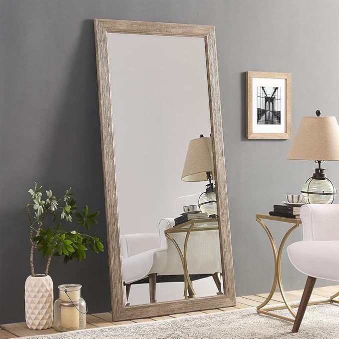 Naomi Home Rustic Floor Mirror Natural/66 x 32" | Amazon (US)