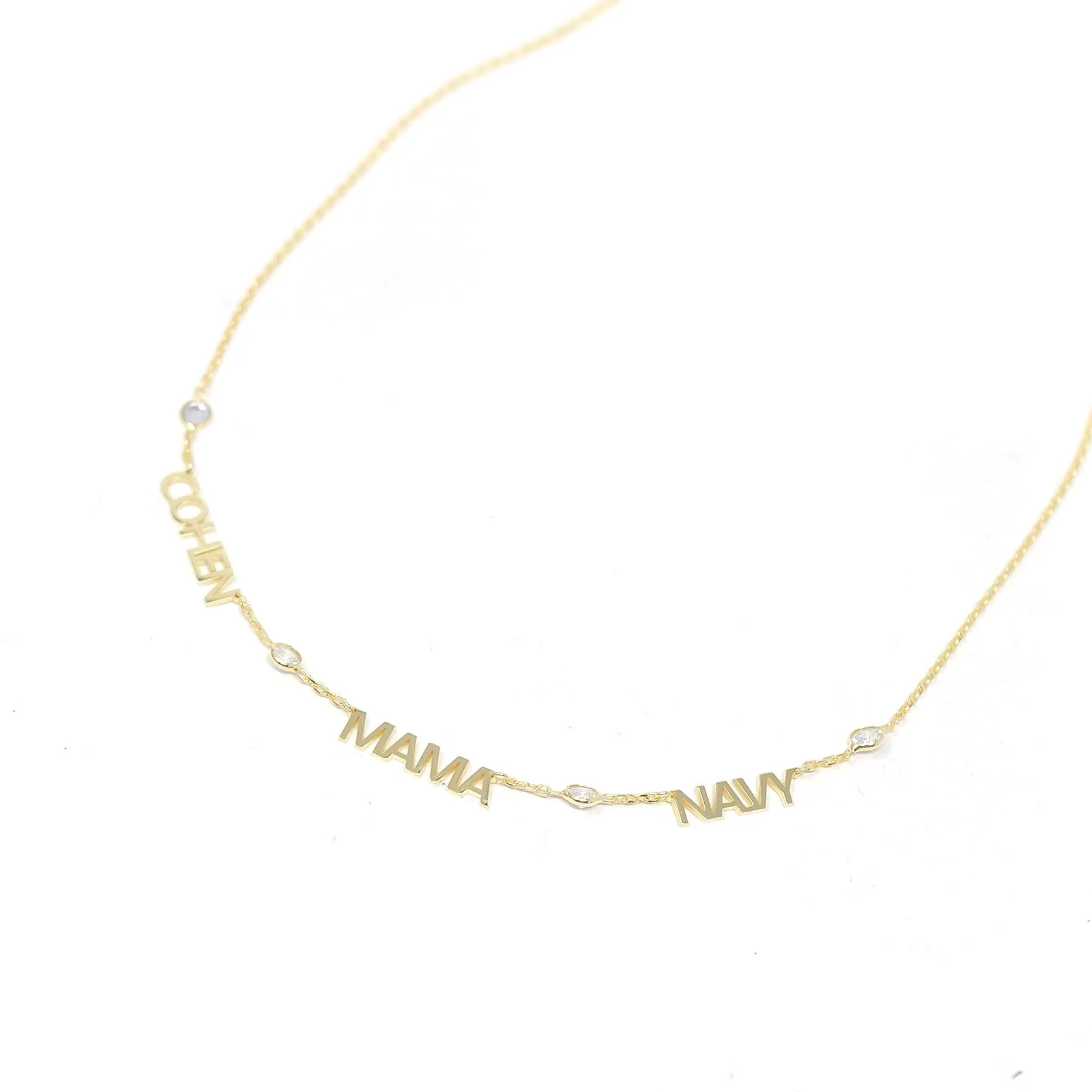 Custom Name or Mantra Necklace | The Sis Kiss