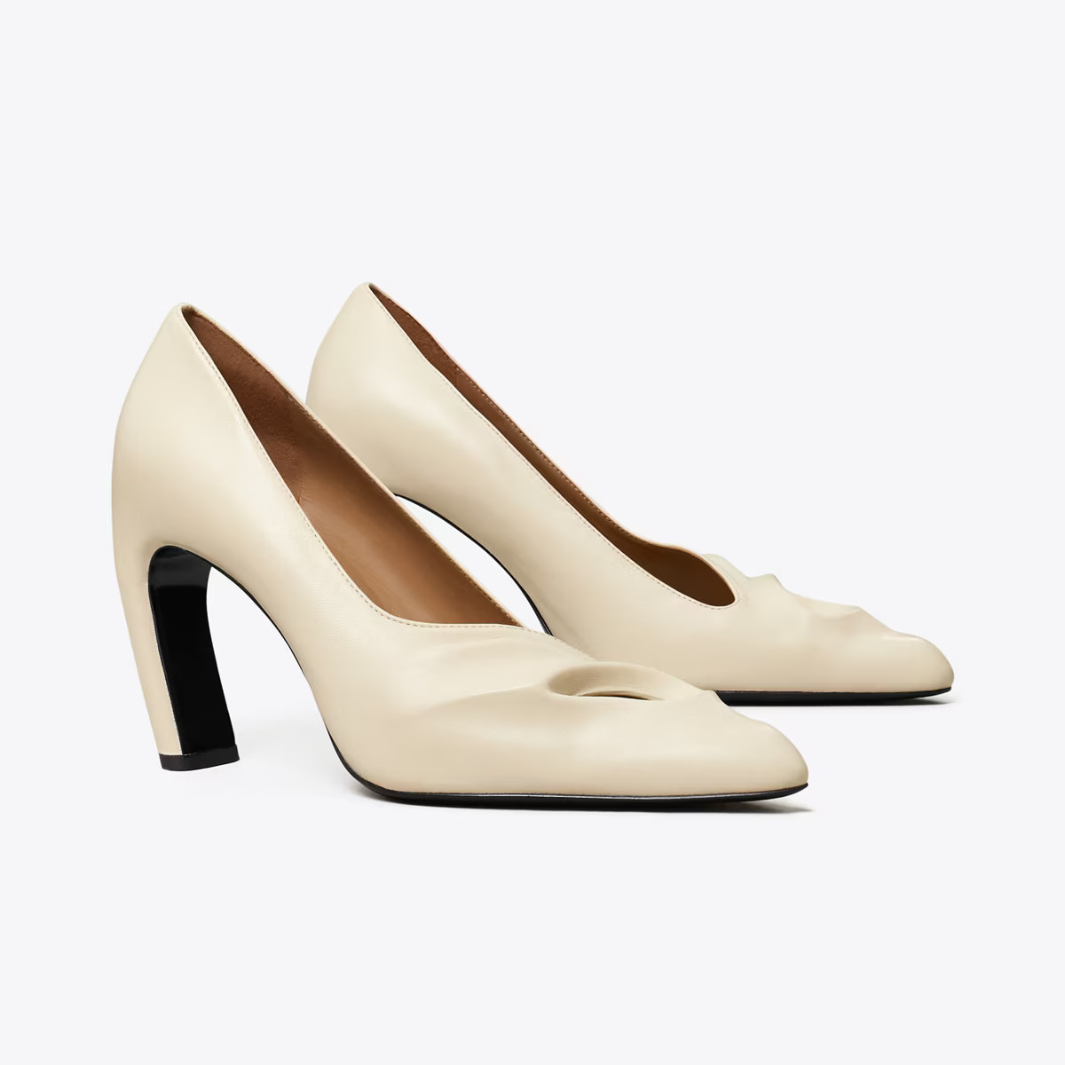 Sculpted Peep-Toe Pump: Women's Designer Heels | Tory Burch | Tory Burch (US)