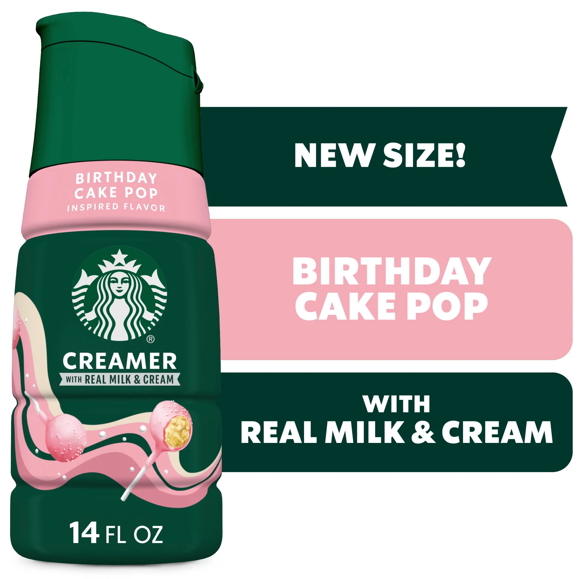 STARBUCKS Liquid Creamer Cake Pop 14floz Bottle | Walmart (US)