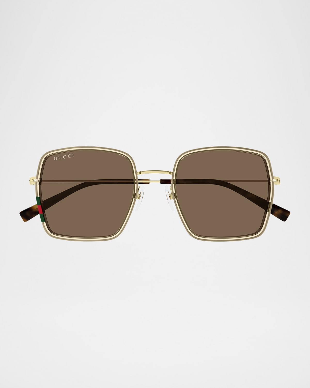 Injected Plastic Square Sunglasses | Neiman Marcus