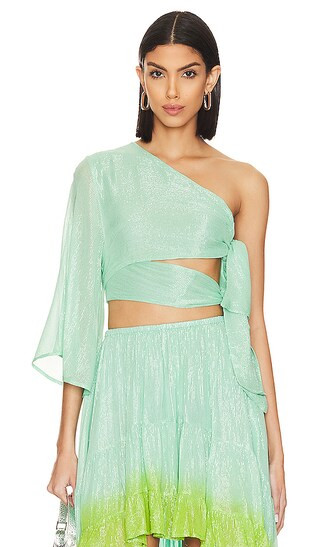 Ludmila Top in Marbella Pool | Revolve Clothing (Global)