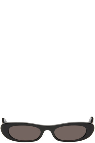 Black SL 557 Shade Sunglasses | SSENSE