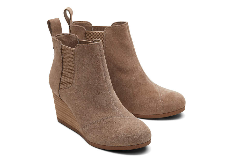 Women's Dark Grey Kayley Suede Boot | TOMS | TOMS (US)