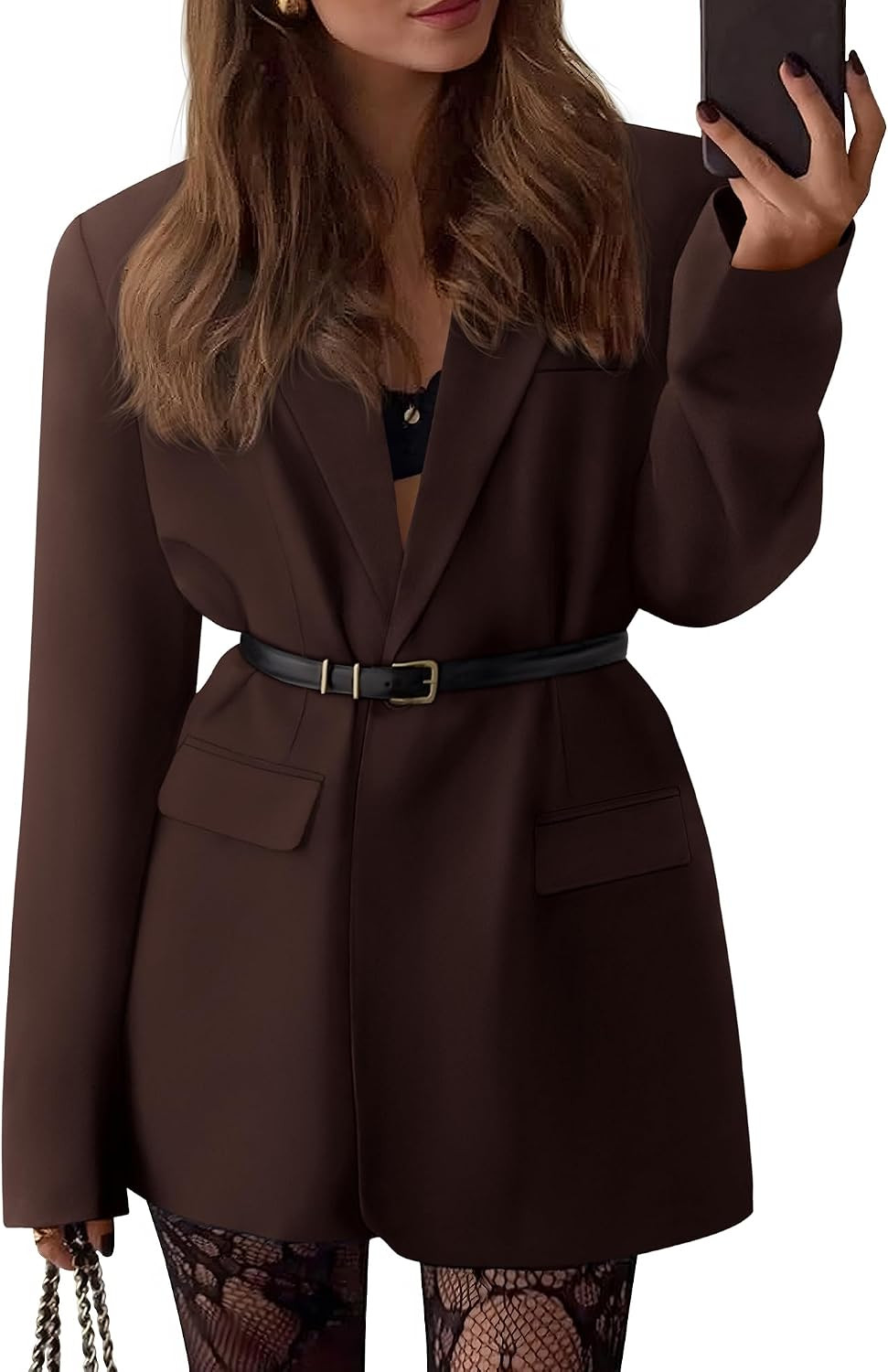 BTFBM Oversized Blazers for Women Business Casual | Amazon (US)