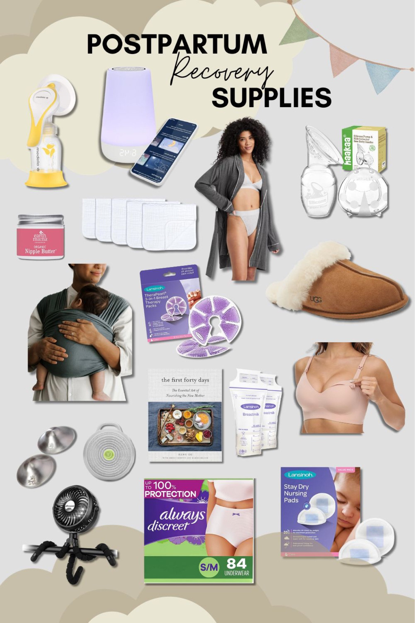 Postpartum kit for recovering at home with baby! Use this guide to help with a smooth and restful transition into motherhood!

#LTKfamily #LTKhome #LTKbaby