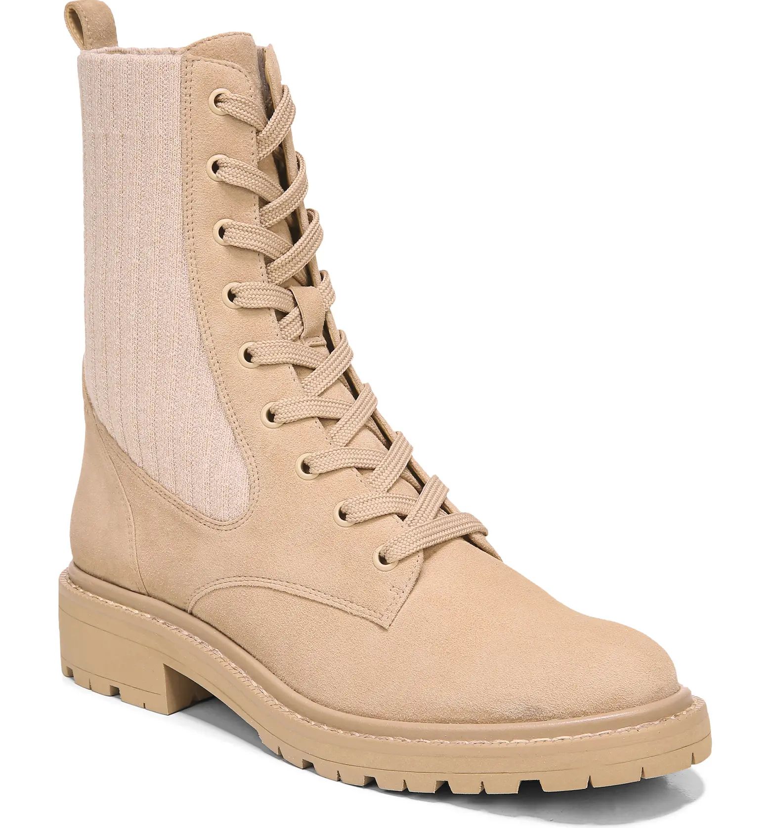 Lydell Mixed Media Combat Boot | Nordstrom