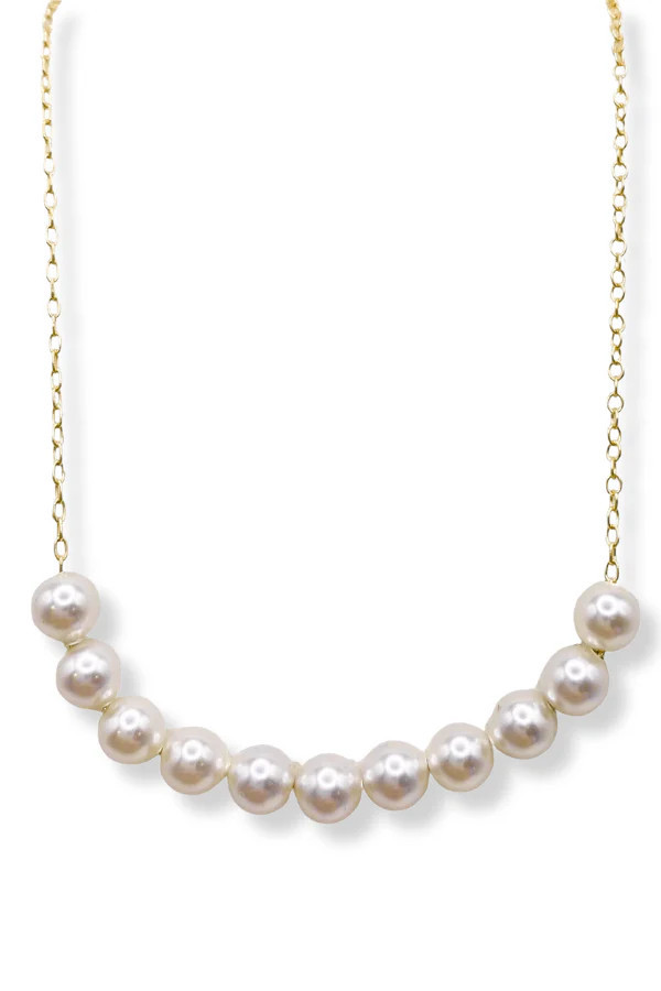 enewton Beaded Bliss Gold 4mm Pearl Necklace | The Willow Tree