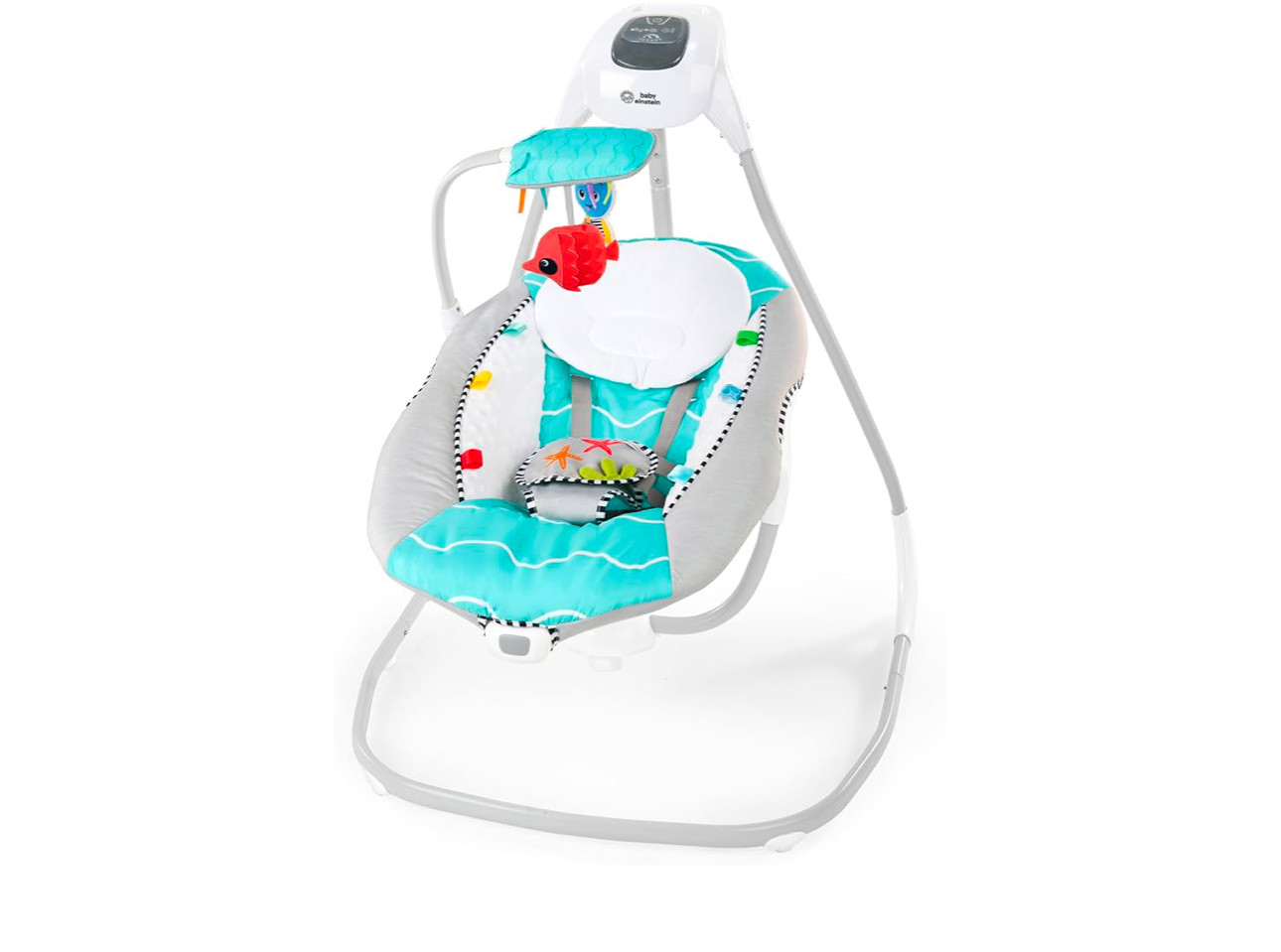Baby Einstein Ocean Explorers Musical Compact, Lightweight Baby Swing, 6-Speed Multi-Direction, Vibrations, Music, Sounds, 0-9 Months

#LTKBump #LTKBaby #LTKKids